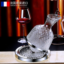 Luxury revolving crystal top tumbler decanter set red wine glasses Crystal creative high-end home Net Red
