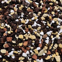 Special soil for orchids High-grade granular orchid plant nutrient soil fire soil perlite pine bark goldstone