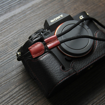 Camera bracelet applicable Sony microsheet A7C A6400 zv1 A7R3 A7R3 leather small hand rope Fuji XS10 XT4 x100v xe4 xe4 xt200