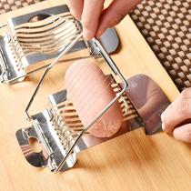 Egg opening artifact household multifunctional fast egg opening slicer multi-flap splitter stainless steel fancy slicing