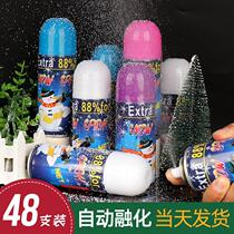Simulation snowflake artificial snow spray snow cans foam spray Childrens Day June 1 Christmas snow snow spray spray