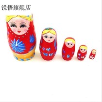  Woodinova Russian covets 5 floors colorful childrens set dolls toys for girls birthday presents cute