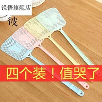 Insect repellent supplies fly swatter artifact lengthy silicone fly artifact large plastic Pat not rotten manual household
