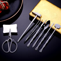 Crab Eight Pieces Eating Crab Special Tools 304 Stainless Steel Home Big Hairy Crab Pliers Crab Clips Eight Suits