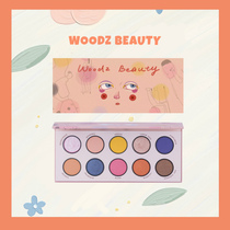 Woodzbeauty Gao Muzi (9 20 hair) Miss Peach Ten Color Eyeshadow Plate Joker Pearl Spring and Summer