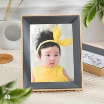 Baby hand-painted cartoon cow baby fetal hair painting diy make sticky hand-made souvenir portrait head portrait