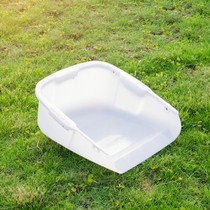 Old-fashioned rubber matching large household dustpan plastic double-ear agricultural shovel shovel construction site dustpan garbage shovel