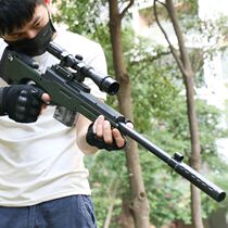 Childrens awm sniper grabbing Soft Bullet Gun toy simulation gold 98 grams boy water big all metal model M24