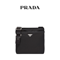  Prada Prada Mens Re-Nylon and Saffiano Leather Shoulder Bag Messenger Bag
