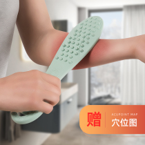 New Meridian beat the board health beating hammer fitness handheld back silicone beat massage stick artifact home