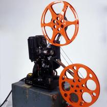 Antique old objects German 16mm 16 Movie Machine projector can normally show with wooden box