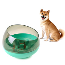 Pet training puzzle Tumbler leaky food Slow food bowl Bite-resistant boredom artifact Dog fun capsule treasure hunt bowl