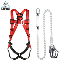 Electric power construction Aerial work Fall prevention safety insurance High strength polyester full body seat belt Class II sling