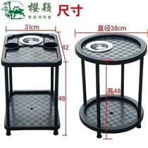 Table corner removable balcony chess board room small cart Double layer of tea table Tea Table Shelf Tea Water Shelf