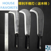 Imported carbon steel hackiel outdoor opener handmade knife chopping tree chopping wood Scimitar sickle forging bamboo knife wood chopping knife