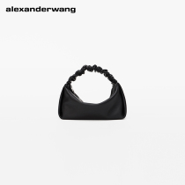 ALEXANDER WANG Ladys Hand-held Logo scrunchie Bag Black