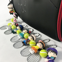 Tennis hanging doll small gift souvenir tournament club team souvenir