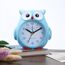 Cute cartoon animal children alarm clock student bed head desk creative clock ornaments lazy people special small alarm