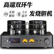 High-power tube fever hifi amplifier amplifier 5 0 bluetooth U disk lossless fiber coaxial home public amplifier