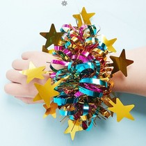June 1 Childrens Day Square Dance Performance Flower Ball Cheerleading Handband Jewelry Girl Cute Hand Flower