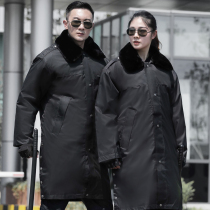 Security work Cold kulubao cotton clothing military cotton coat mens winter thickened warm and versatile anti-cold wear medium length