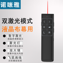 Nomiya X3 LCD screen electronic whiteboard pen Spotlight turning pen LED screen TV ppt computer remote control pen Laser Pointer Pointer focus zoom in flying mouse line projection