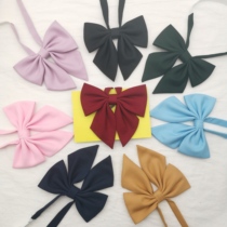 Matte Hane cyanotic jk bow tie Female red uniform student Solid color collar flower small object Sailor suit bow accessories