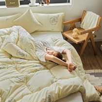 Winter quilted by a core single double student Dormitory Thickened Quilt Core Tasteless Imported Wool Quilt Spring Autumn