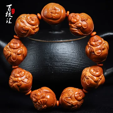 橄榄核手串八宝弥勒-橄榄核手串八宝弥勒促销价格、橄榄核手串八宝弥勒 