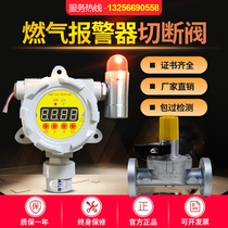  Industrial commercial natural gas gas gas alarm electromagnetic automatic emergency shut-off valve Explosion-proof DN25 40 50