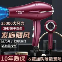 Hair salon 3500W high power hair dryer household negative ion hair dryer barber shop quick dry hair care blower static