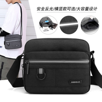 2020 new men mini small bag single shoulder inclined cross backpack waterproof oxford canvas casual travel mobile phone bag