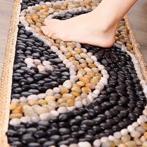  Pebble floor mat Foot massage mat Bathroom rain stone floor mat Cushion Stone road acupressure board Foot massage walking blanket