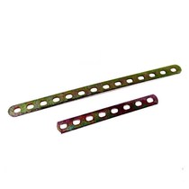 One-shaped piece steel bar iron bar rectangular perforated strip steel flat iron with hole flat strip