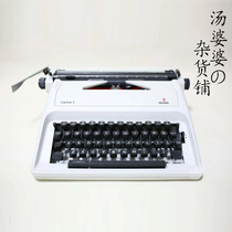 (New xtreme old-fashioned typewriter)Mechanical keyboard English feelings literary retro collection soft furnishings