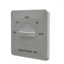 Three-speed switch panel central air conditioner 86 new fan coil hotel mechanical thermostat control knob speed regulation