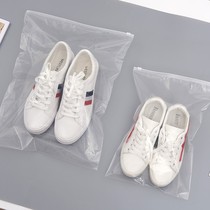 Shoes dust storage bag thick transparent zipper seal moisture-proof travel boots shoe cover home bag