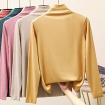 Pregnant women coat spring and autumn small high collar size loose long sleeve autumn winter casual pregnancy autumn base shirt