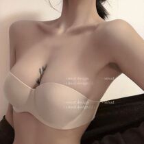 Private items that have been asked for countless times Non-slip strapless gathered invisible bra Thin beauty back chest stickers