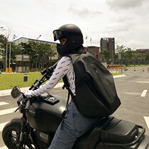 Knight backpack men and women motorcycle helmet bag full helmet motorcycle travel equipment rainproof water large capacity riding