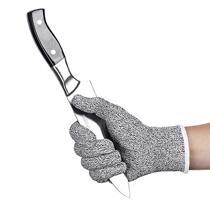 Kitchen safety anti-cut gloves oyster fish fillet meat cutting wood carving kitchen gardening protective gloves comfortable and wear-resistant PE