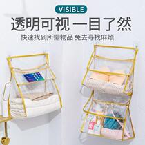 Bathroom waterproof hanging bag bathroom bath clothes storage bag dormitory clothing storage bag waterproof artifact