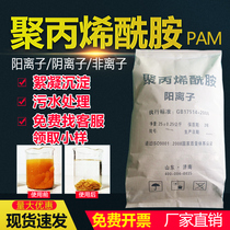 Polyacrylamide PAM polymer flocculant Yang Yin nonionic thickener precipitant Domestic sewage treatment