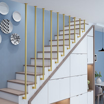 Simple modern stair handrail Indoor partition protective railing European-style wrought iron household attic fence villa guardrail