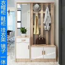 Bedroom door Hall Cabinet shoe cabinet starter with mirror environmental protection fashion hanging bag rack screen cabinet door hanging wardrobe