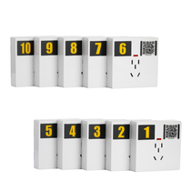 A set of 10 special sockets for charging piles for donkey charging stations