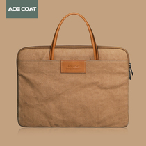 ACECOAT laptop bag for Apple macbook notebook 13 3 inch inner bag air Lenovo small new pro16 Huawei 14 Kraft paper thin ipad pass