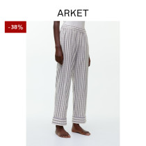 ARKET Women Dress Tightness Waist Flannel Suede Pants Home Pants 2022 Spring New Products 1041971001