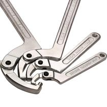 Round nut wrench active semi-circular active removal adjustable Hook Head active Crescent clasp