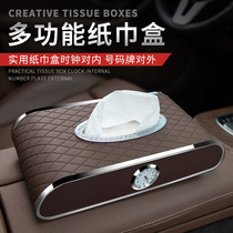 PC car tissue box number plate car interior decoration supplies creative new high-grade interior car paper box car
